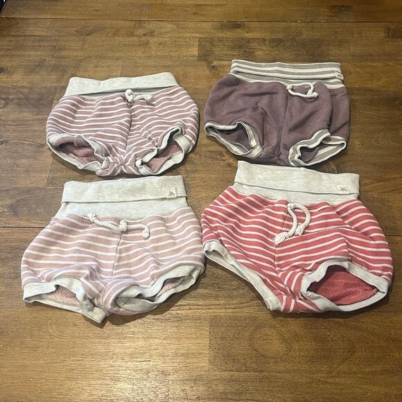 Lulu + Roo Other - Lulu + Roo Shorties - 4T - Girls Comfy Shorts - Lot of 4 beachy casual boutique